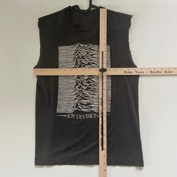 Vintage Joy Division Unknown Pleasures Sleeveless Distressed Shirt Mens Small - Picture 12 of 14